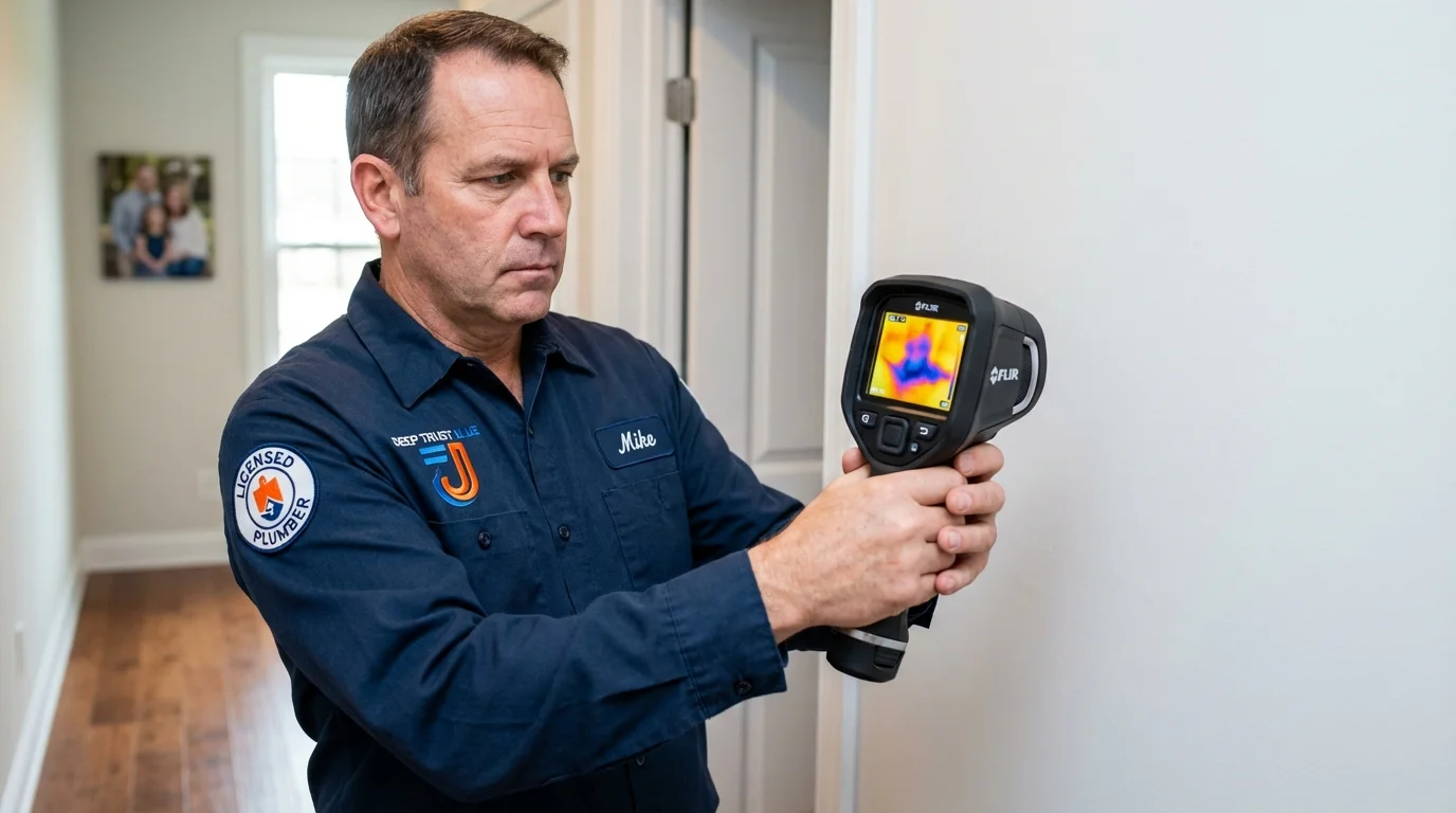 Thermal imaging leak detection by Johns Plumbing LLC in Hysham